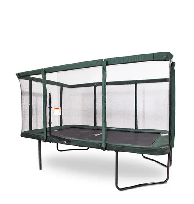 GeeTramp Force 9x14ft Rectangle Trampoline - Black Edition - Standard