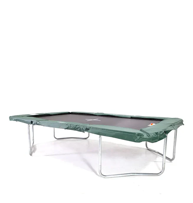 GeeTramp Force 9x14ft Rectangle Trampoline - In Ground - High Bounce /w AU Springs