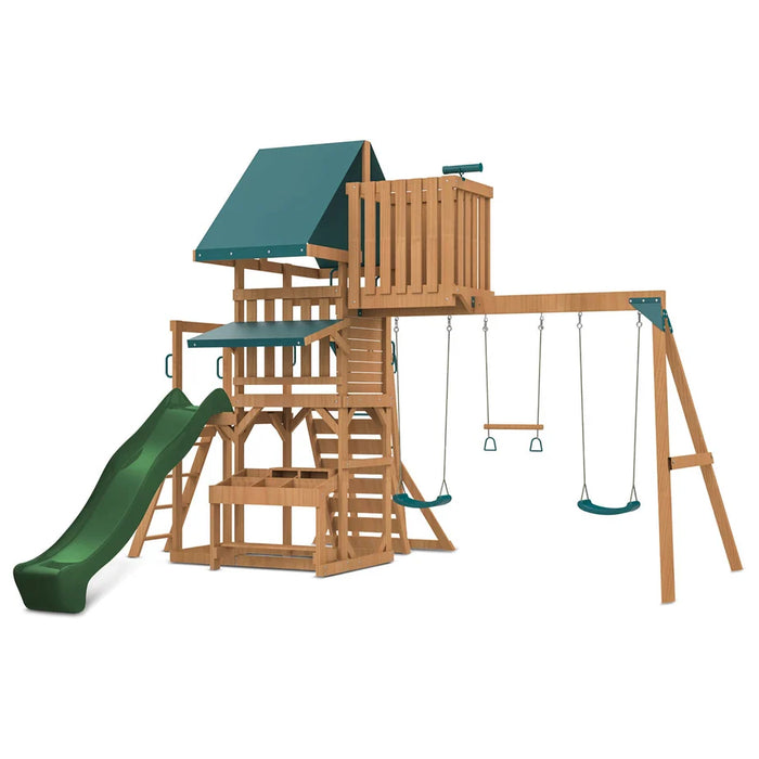 Walton Swing Set, Monkey Bars & Playground with 2.2m Slide (Cubby Clearance)