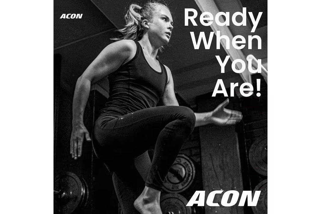 ACON Fitness Rebounder - Hexagon Rebounder Trampoline w/ Handle - 55" (1.41m) Black