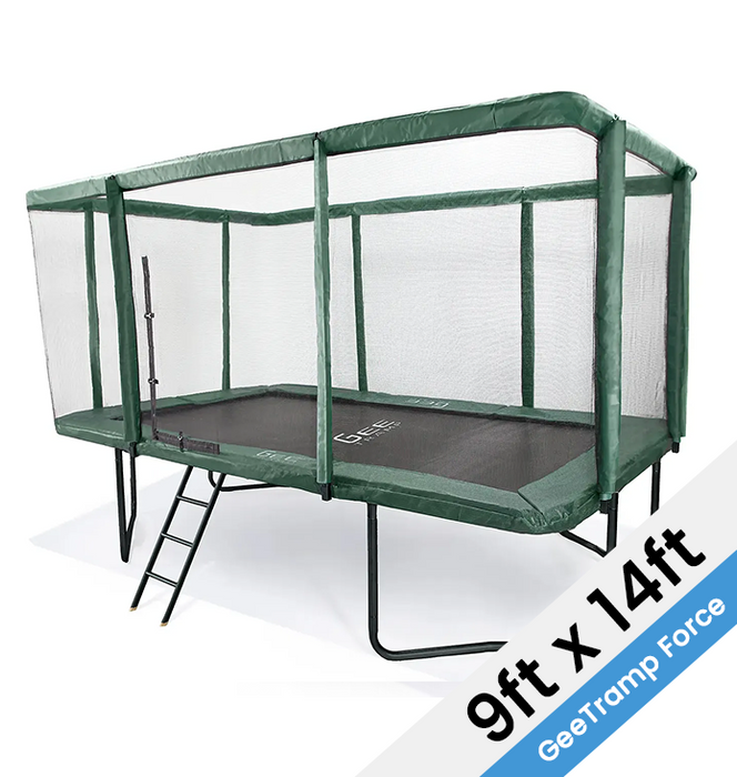GeeTramp Force 9ft x 14ft Rectangle Trampoline (FREE Perth Only Delivery)