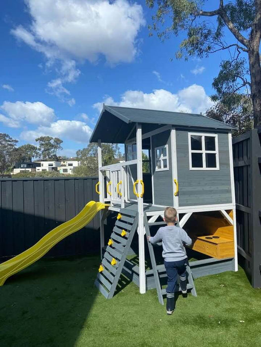 Kidzshack Caboodle Shack Cubby House with Mud Kitchen (PERTH CLEARANCE ONLY - OCT DELIVERY)