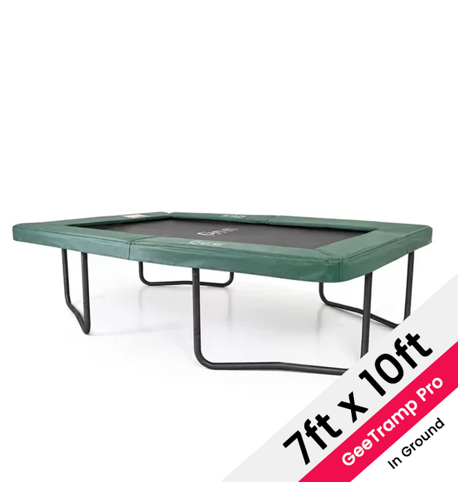 GeeTramp Force Pro 7ft x 10ft Rectangle Trampoline - In Ground (FREE Perth Only Delivery)