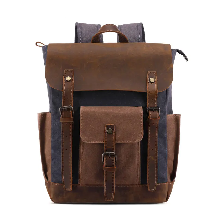 Retro Sports Waxed Canvas Backpack