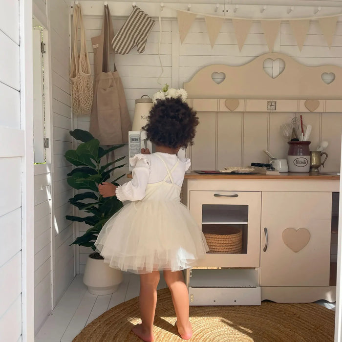 KidzShack JOLLY Shack Cubby House + Mud Kitchen with Slide (PERTH CLEARANCE ONLY)