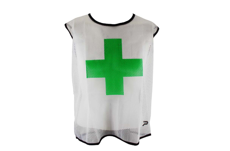 TRAINING SINGLET DUTY - FIRST AID - WHITE - X-LARGE