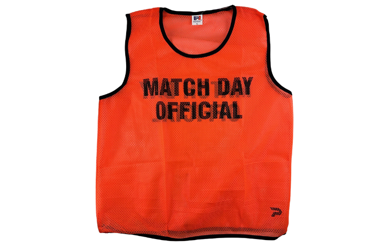 TRAINING SINGLET DUTY - MATCH DAY OFFICIAL -ORANGE - X-LARGE