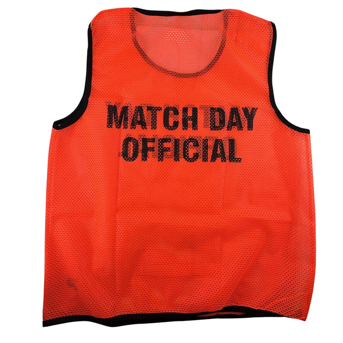 TRAINING SINGLET DUTY - MATCH DAY OFFICIAL -ORANGE - X-LARGE