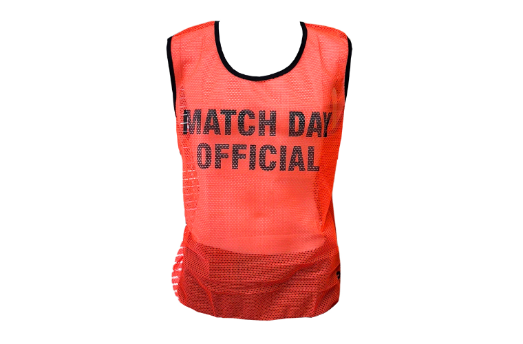 TRAINING SINGLET DUTY - MATCH DAY OFFICIAL -ORANGE - X-LARGE