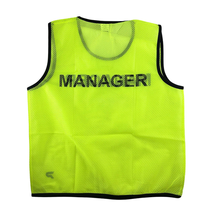 TRAINING SINGLET DUTY MANAGER - FLUORO YELLOW - X-LARGE