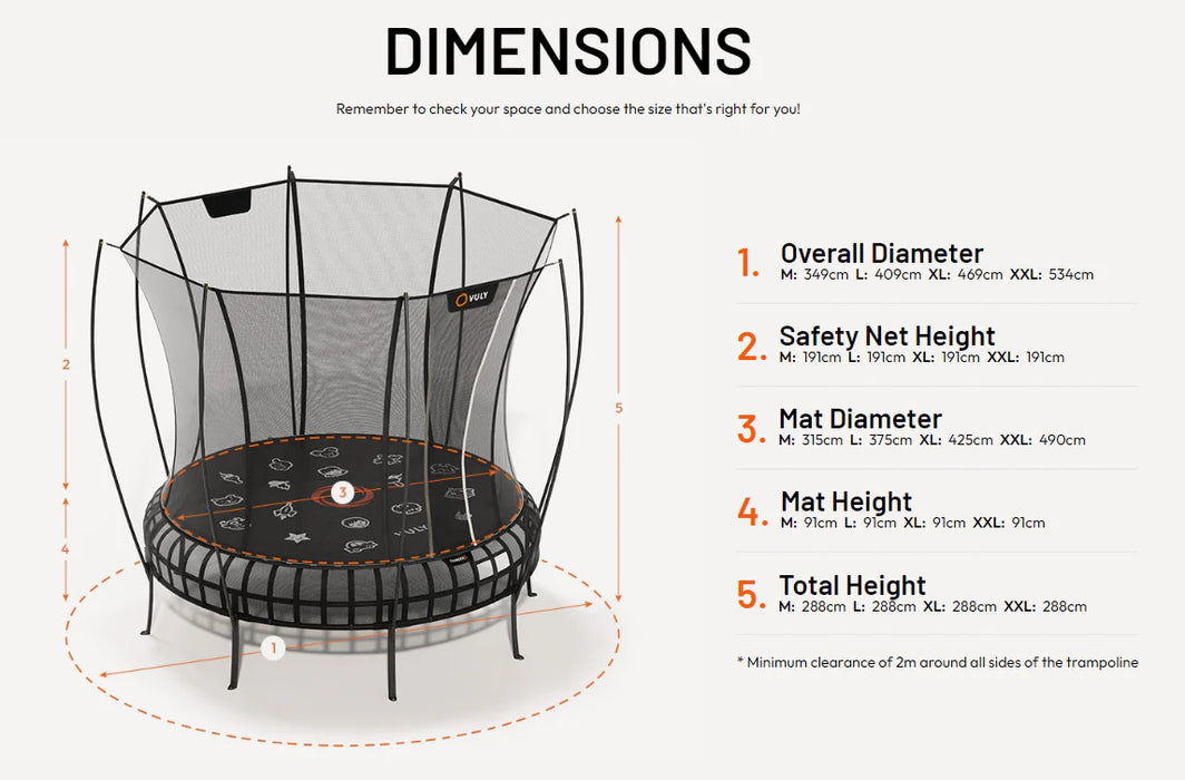 NEW Vuly Thunder 2 Trampoline (Inc. FREE Shade Cover + Bundle Discounts)