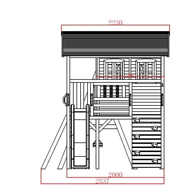 Kidzshack Sweet Shack Cubby House (PERTH CLEARANCE ONLY)