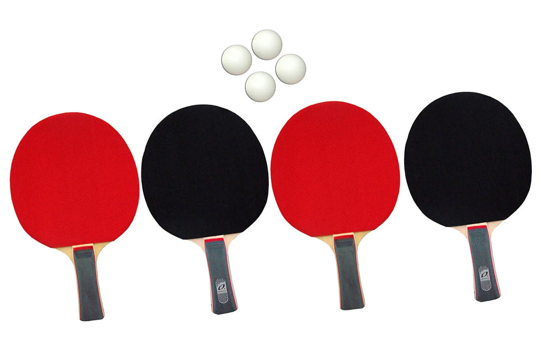 ALLIANCE 4 Player Bat & Ball Table Tennis Set