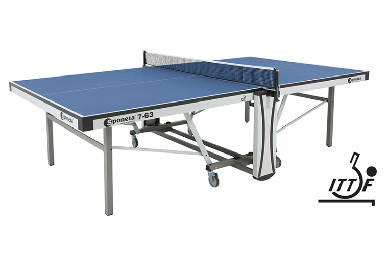 SPONETA INDOOR S7-63 ITTF TABLE TENNIS TABLE - 25MM BLUE