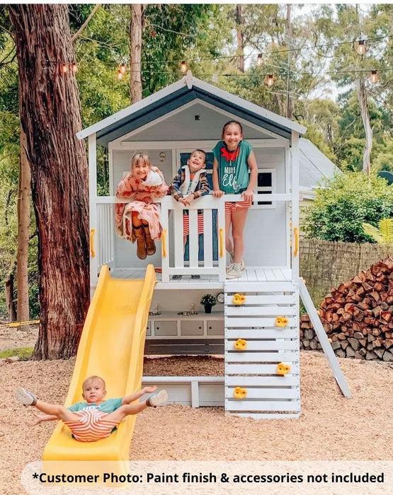 Kidzshack Caboodle Shack Cubby House with Mud Kitchen (PERTH CLEARANCE ONLY - OCT DELIVERY)