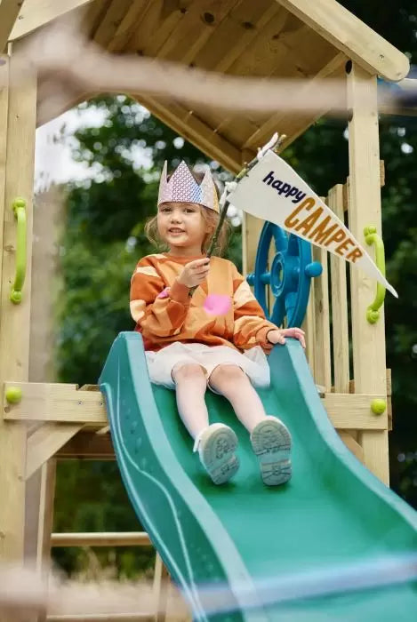 Plum Lookout Tower Playcentre with Swings | Wooden Adventure Climbing Frame for Kids (Perth Delivery Only)