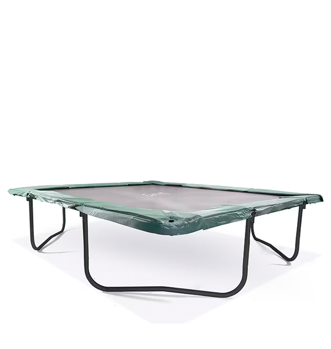 GeeTramp Force 14x16ft Rectangle Trampoline - In Ground - Black Edition - High Bounce /w AU Springs