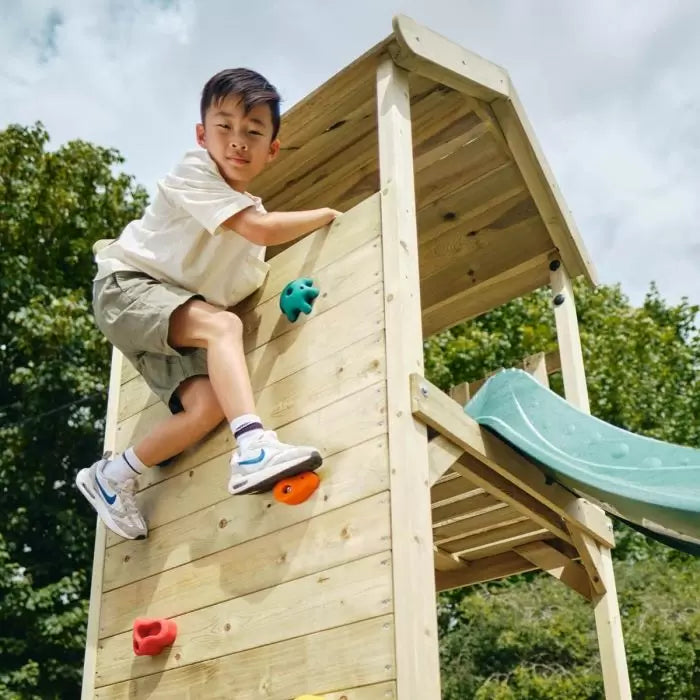 Plum Lookout Tower Play Centre with Swings and Monkey Bars | Outdoor Adventure Playset for Kids (Perth Delivery Only)