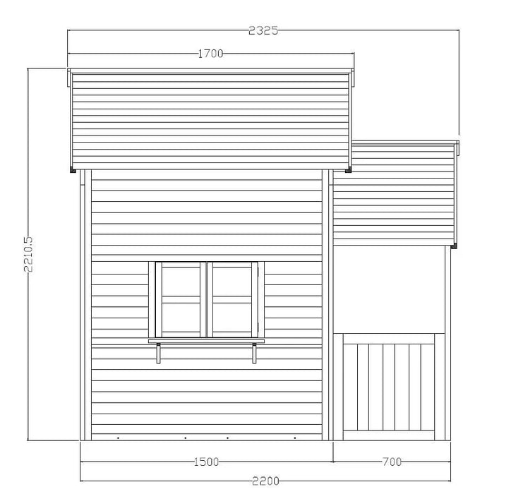 KidzShack Lovely Shack Cubby House (PERTH CLEARNCE ONLY - OCT DELIVERY)