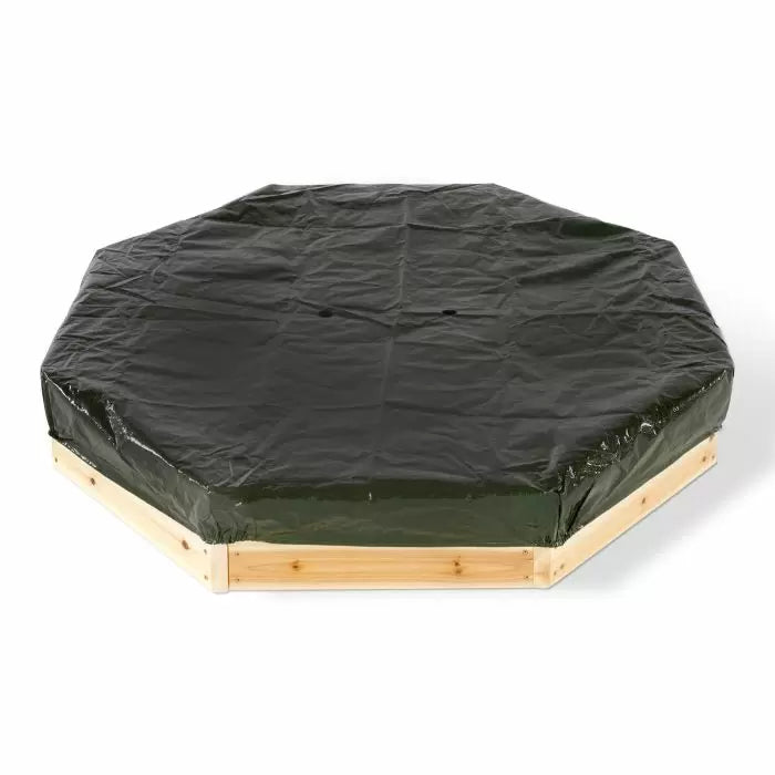 Plum Treasure Beach Wooden Sandpit | Large Outdoor Sandpit with Cover for Kids