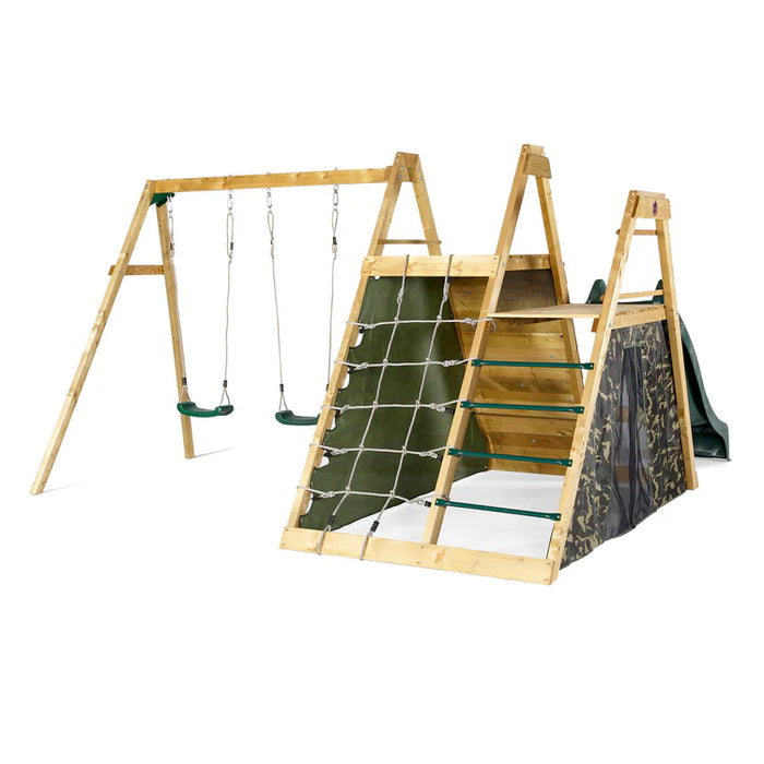 Climbing Pyramid with Slide & Swings