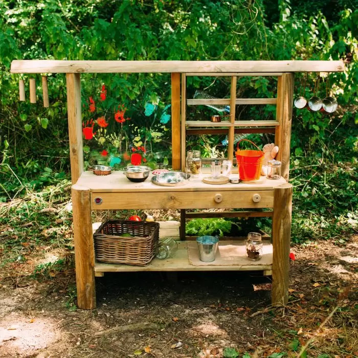 Plum Mud Pie Kitchen | Outdoor Wooden Play Kitchen for Kids (Perth Delivery Only)
