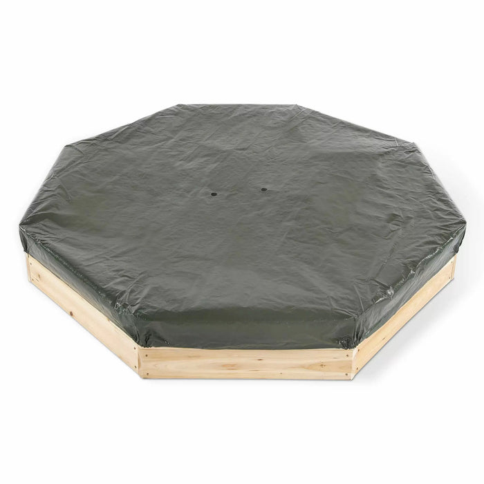 Plum Giant Octagonal Wooden Sandpit | Large Outdoor Sandbox for Kids
