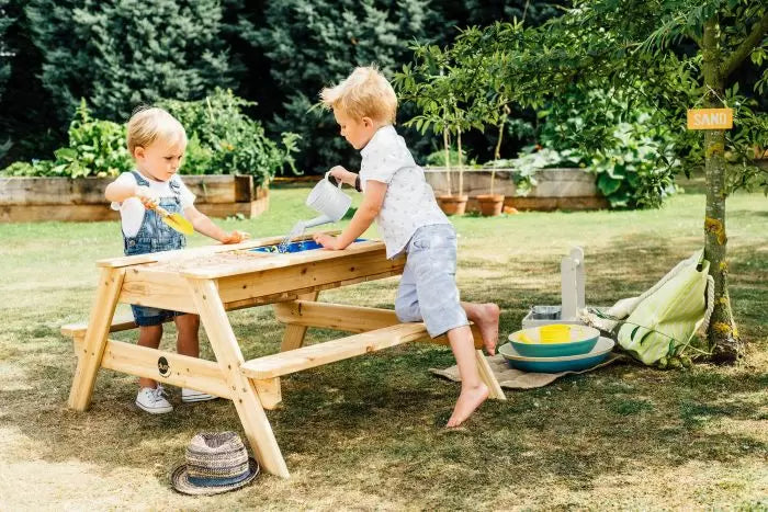 Plum Surfside Wooden Sand & Water Picnic Table | Outdoor Play for Kids