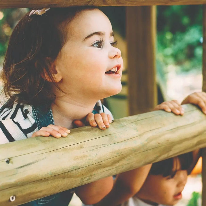 Plum Woodland Treehouse | Wooden Jungle Gym for Kids with Accessories (Perth Delivery Only)