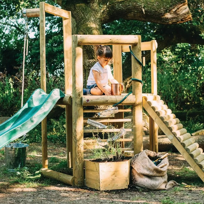 Plum Woodland Treehouse | Wooden Jungle Gym for Kids with Accessories (Perth Delivery Only)