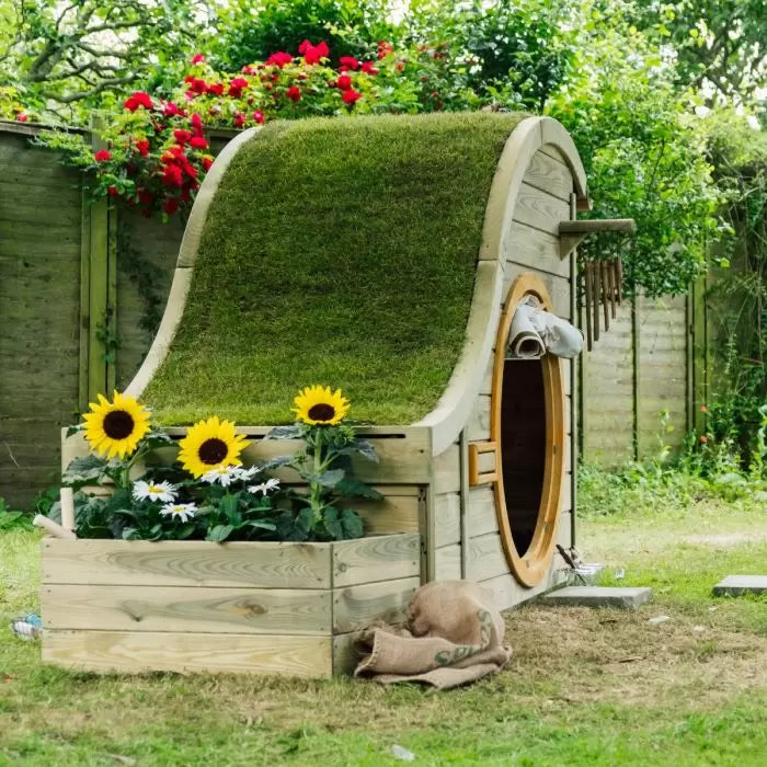 Plum Nature Play Hideaway Cubby | Wooden Outdoor Playhouse for Kids (Perth Delivery Only)
