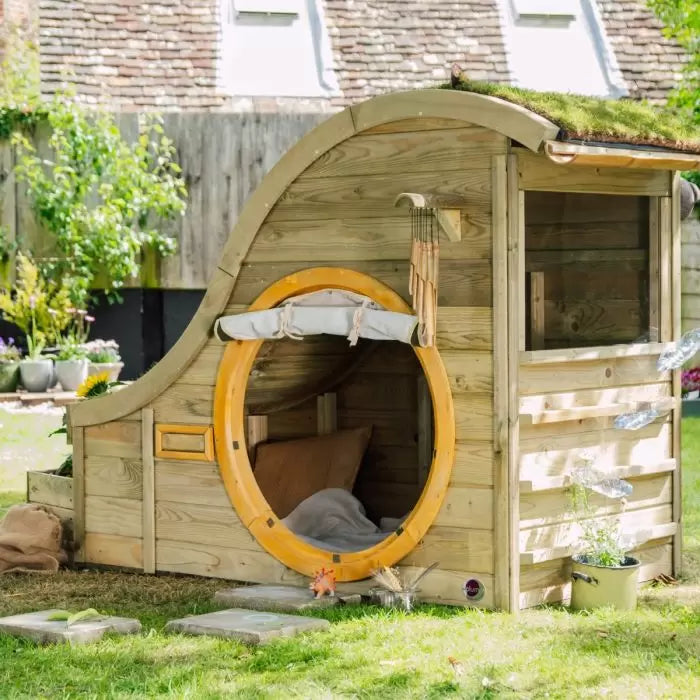 Plum Nature Play Hideaway Cubby | Wooden Outdoor Playhouse for Kids (Perth Delivery Only)