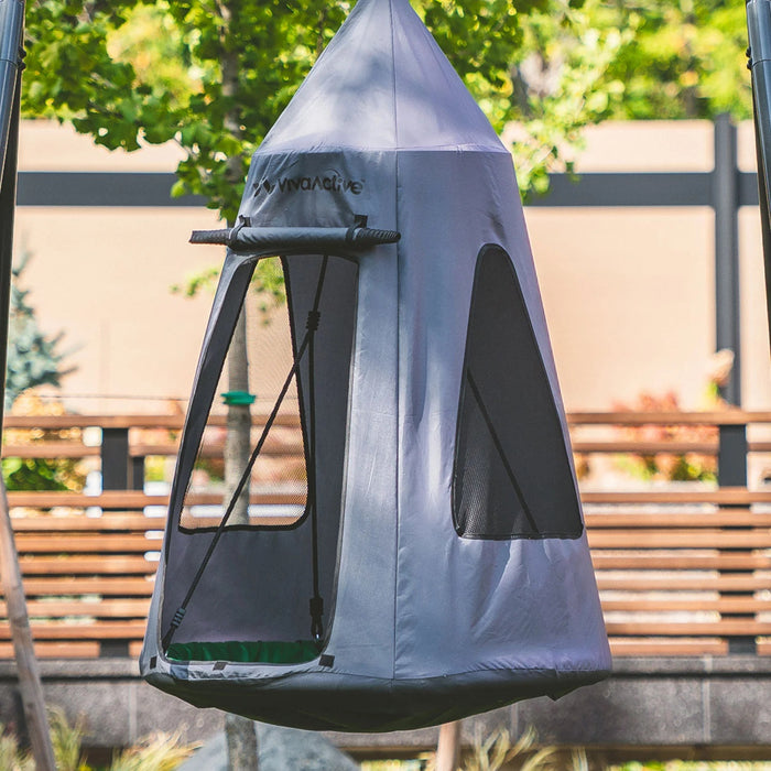 GOBAPLAY Hanging Round Tent Swing