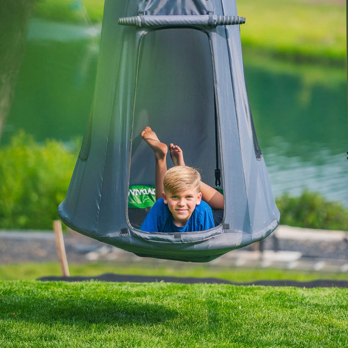 GOBAPLAY Hanging Round Tent Swing