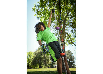Slackers - Ninja Climbing Rope 8' w/ Foot Holds