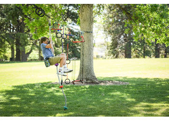 Slackers - Ninja Climbing Rope 8' w/ Foot Holds