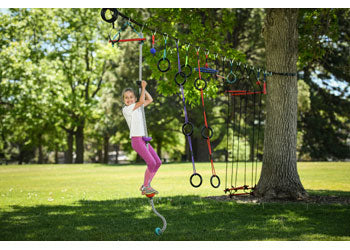 Slackers - Ninja Climbing Rope 8' w/ Foot Holds