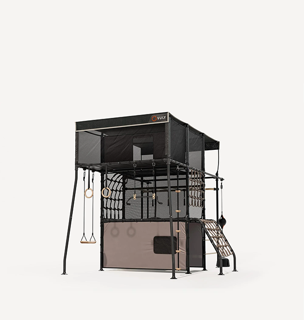 Quest 2.1 Treehouse BUNDLE (Incl. Cargo Net + Jungle Rope + Play Ladder + Ninja Grips Round (6) + Roman Rings + Seat Swing + Monkey Swing + Basketball Set) + FREE Nation-Wide Delivery