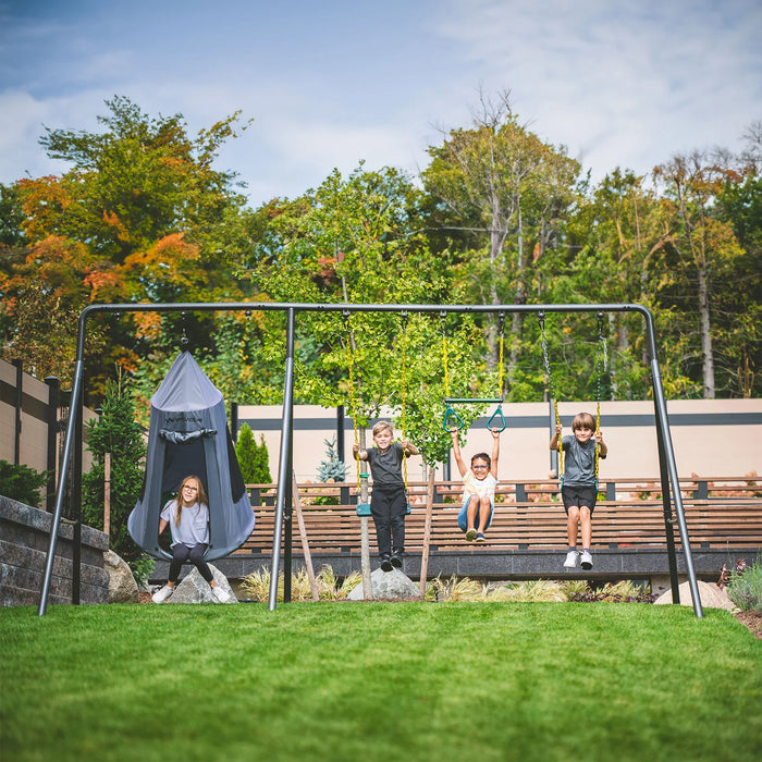 TitanMax Swing Set - Feat Tent Swing