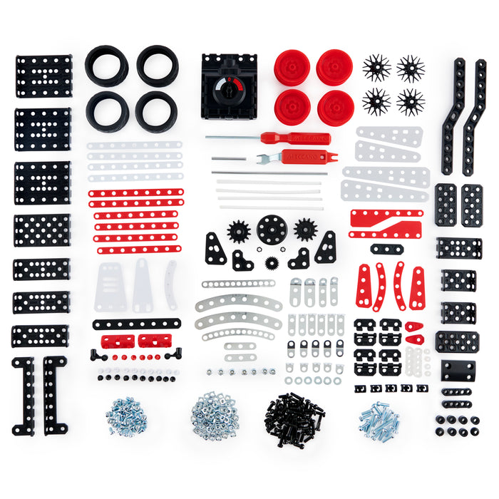 Meccano, 25-in-1 Motorized Supercar STEM Model Building Kit with 347 Parts, Real Tools and Working Lights, Kids Toys for Ages 10 and up (8203045798187)