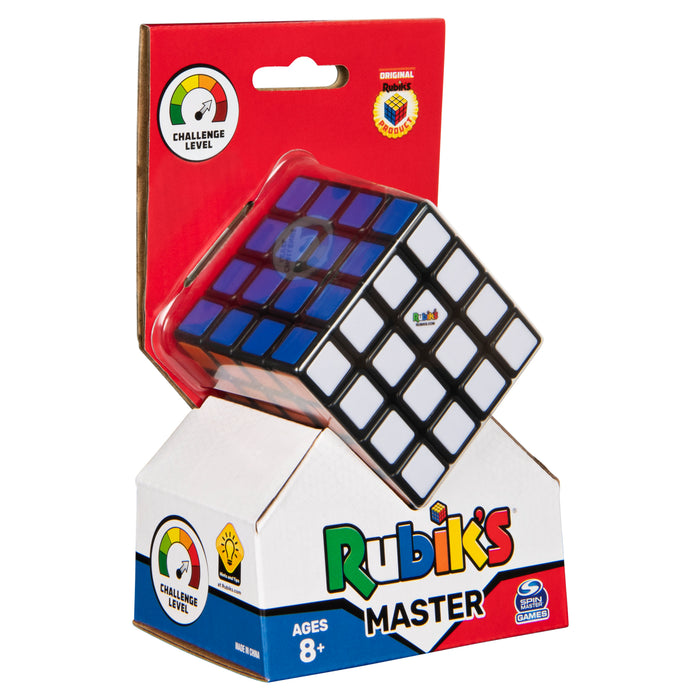 Rubik’s Master, 4x4 Cube Classic Color-Matching Problem-Solving Brain Teaser Puzzle 1-Player Game Toy, for Adults & Kids Ages 8 and up (8214722085163)