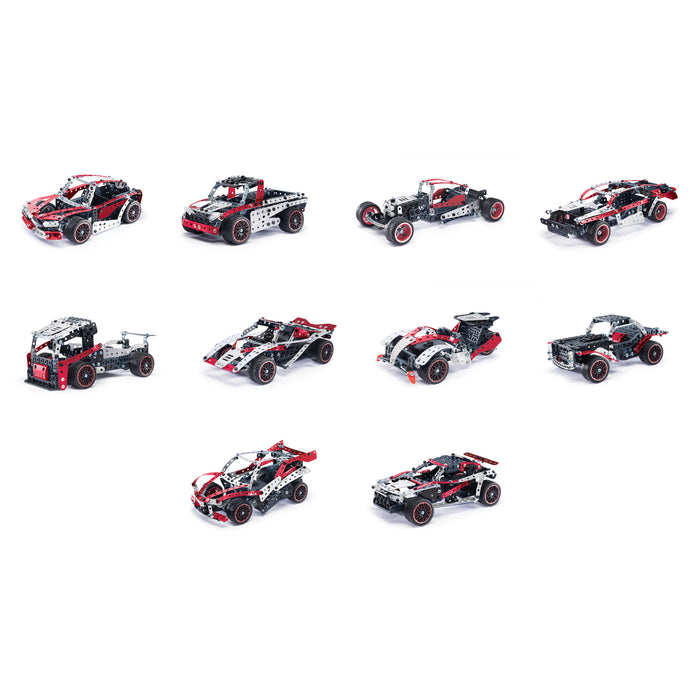 Meccano, 25-in-1 Motorized Supercar STEM Model Building Kit with 347 Parts, Real Tools and Working Lights, Kids Toys for Ages 10 and up (8203045798187)