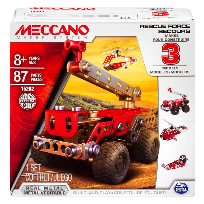 Meccano, Multimodels, Rescue Squad 3 Model Set (8203120378155)
