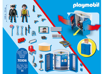 Playmobil - Police Station Play Box (8214832742699)