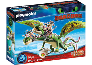 Playmobil - Dragon Racing: Ruffnut and Tuffnut with Barf and Belch (8214918037803)