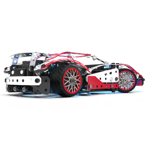 Meccano, 25-in-1 Motorized Supercar STEM Model Building Kit with 347 Parts, Real Tools and Working Lights, Kids Toys for Ages 10 and up (8203045798187)